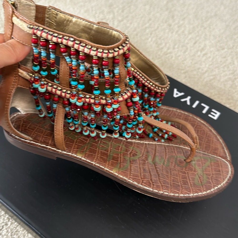 Sam Edelman Beaded Leather Sandals